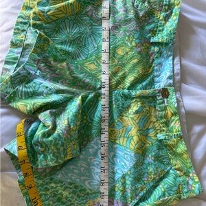 Size 14 Lilly Pulitzer Vibrant Green and Yellow Shorts